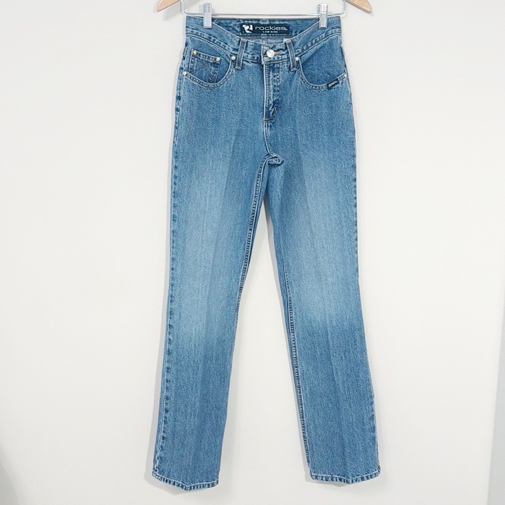 ROCKIES Vintage Jeans Medium Wash straight leg EUC Size 3/26